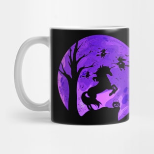Halloween Unicorn Witch Hunt Mug